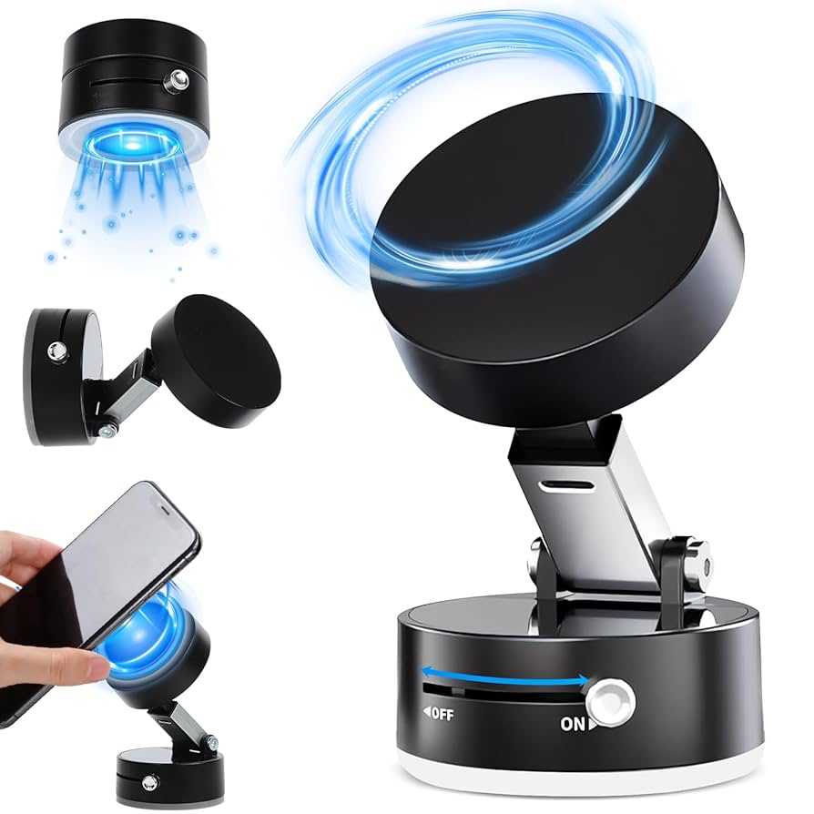 Vacuum Suction Phone Holder Collapsible