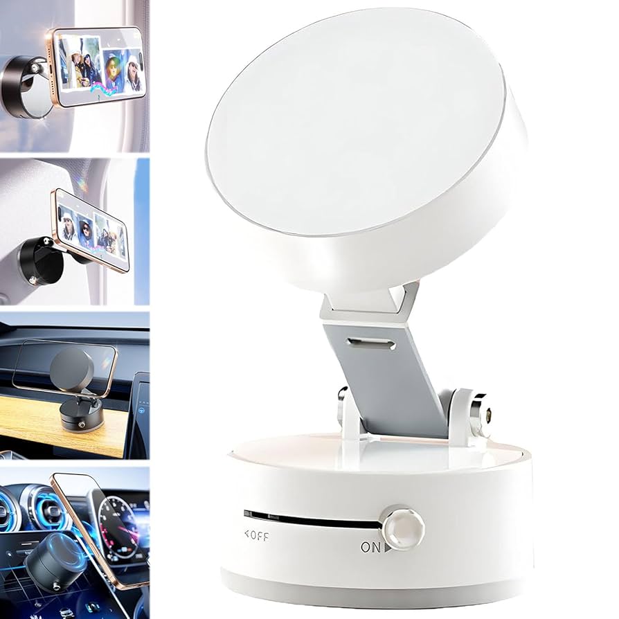 Vacuum Suction Phone Holder Collapsible