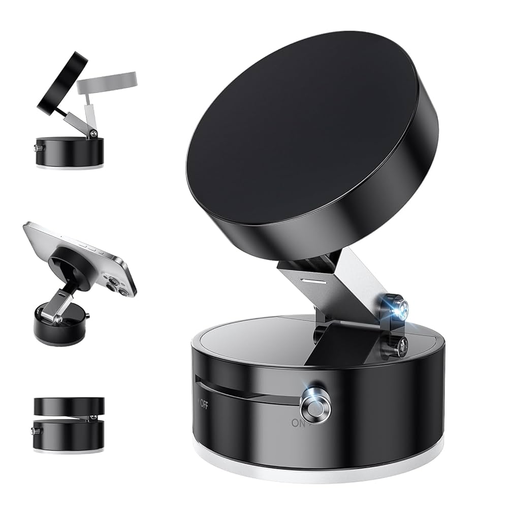 Vacuum Suction Phone Holder Collapsible