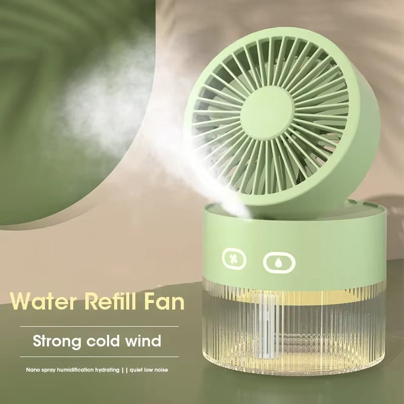 Portable Water Spray Mist Electric Fan