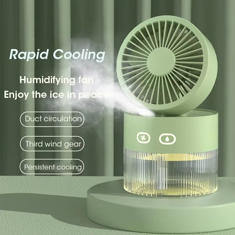 Portable Water Spray Mist Electric Fan